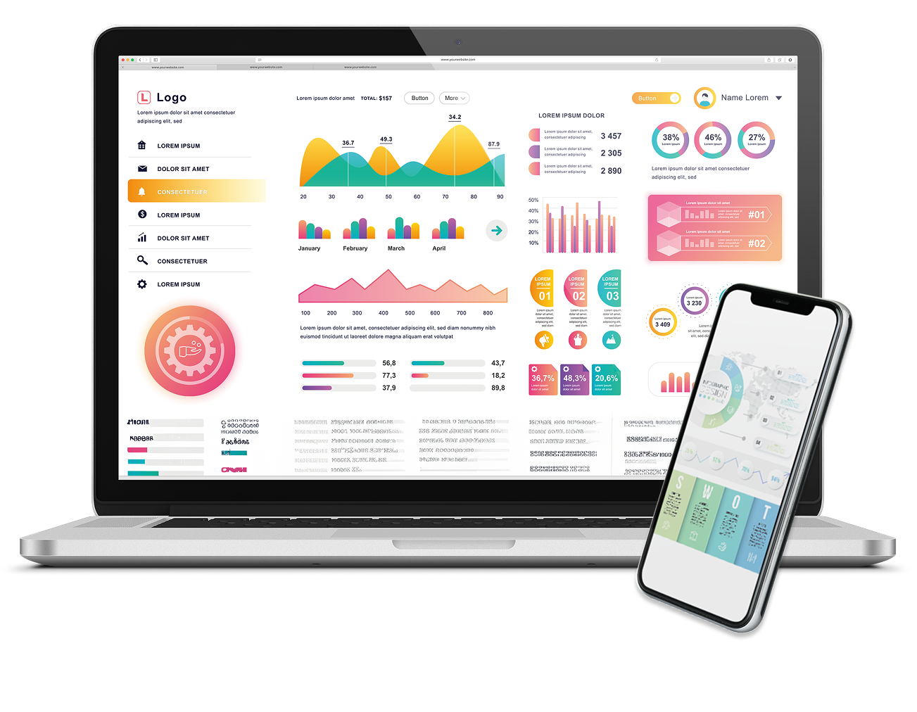 ダッシュボード画面